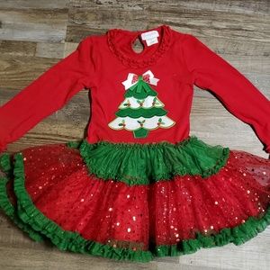 Christmas dress with tulle